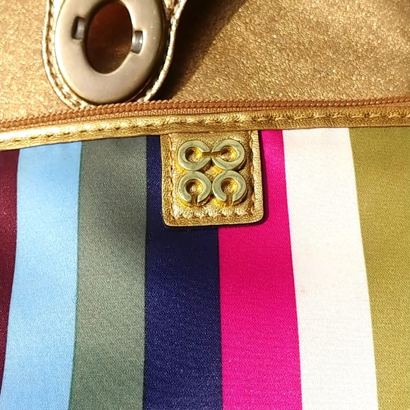 Coach Legacy Striped Wallet/Wristlet - Picture 8 of 12